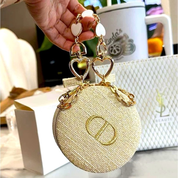 Dior Handbags - Dior Gold Round Women's Bag
